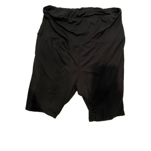 Black Compression Shorts Womans L XL - Picture 1 of 3